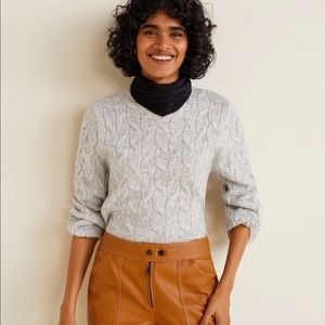 Mango Gray Sweater NWT